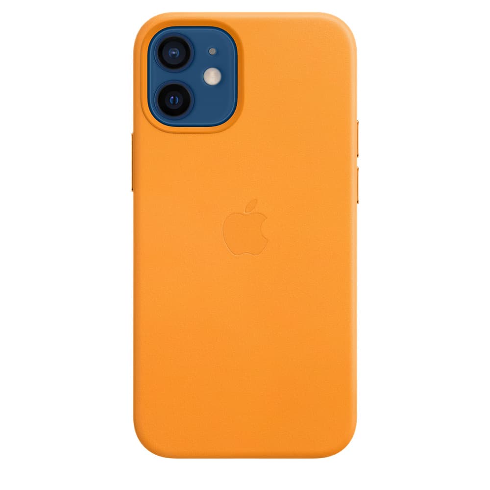 HUSA Smartphone Apple, pt iPhone 12 mini, tip back cover (protectie spate) cu MagSafe, piele, MagSafe, portocaliu, "mhk63zm/a"