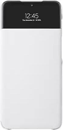 HUSA Smartphone Samsung, pt Galaxy A32, tip smart book cover cu buzunar, poliuretan, Smart View Wallet, alb, "EF-EA326PWEGEE"
