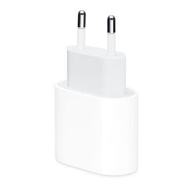 Incarcator retea 220V Apple, USB Type C, 20W, fast charge, alb, "mhje3zm/a"
