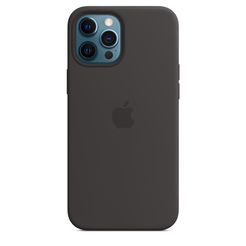 HUSA Smartphone Apple, pt iPhone 12 | iPhone 12 Pro Max, tip back cover (protectie spate) cu MagSafe, silicon, MagSafe, negru, "mhlg3zm/a"
