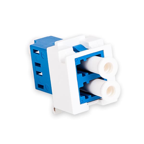 Nexans Adaptor FO Singlemode LC Snap-in LANmark Duplex, "N205.627"