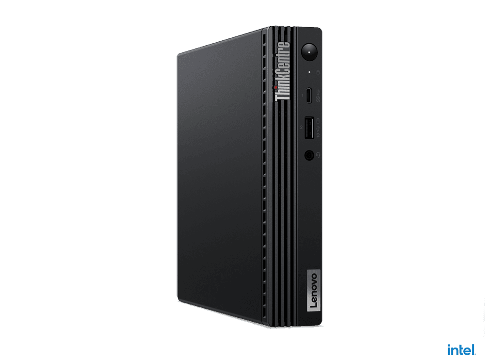 DESKTOP LENOVO, "ThinkCentre M70q" Micro Tower, CPU i5-11400T, Intel UHD Graphics 730, memorie 8 GB, SSD 512 GB, tastatura si mouse, FreeDos, "11MY003ARI"