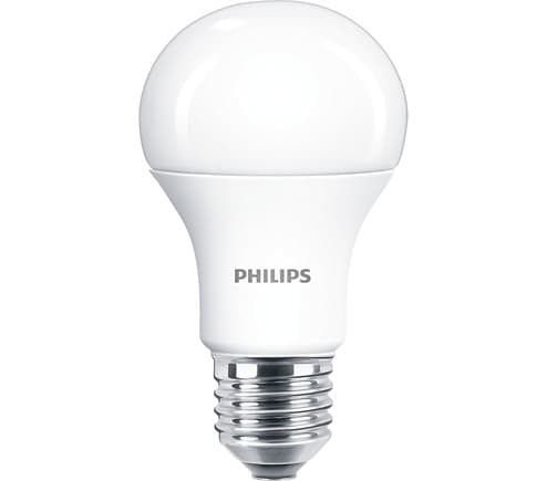 SET 2 becuri LED Philips, soclu E27, putere 10W, forma oval, lumina alb rece, alimentare 220 - 240 V, "000008718699770303"