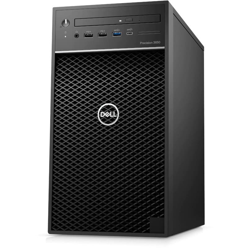 DESKTOP DELL, "Precision 3650" Tower, CPU i9-11900K, NVIDIA Quadro RTX 4000, memorie 16 GB, SSD 512 GB, HDD 2 TB, unitate optica, tastatura si mouse, Linux, "DP3650I9165122UB"