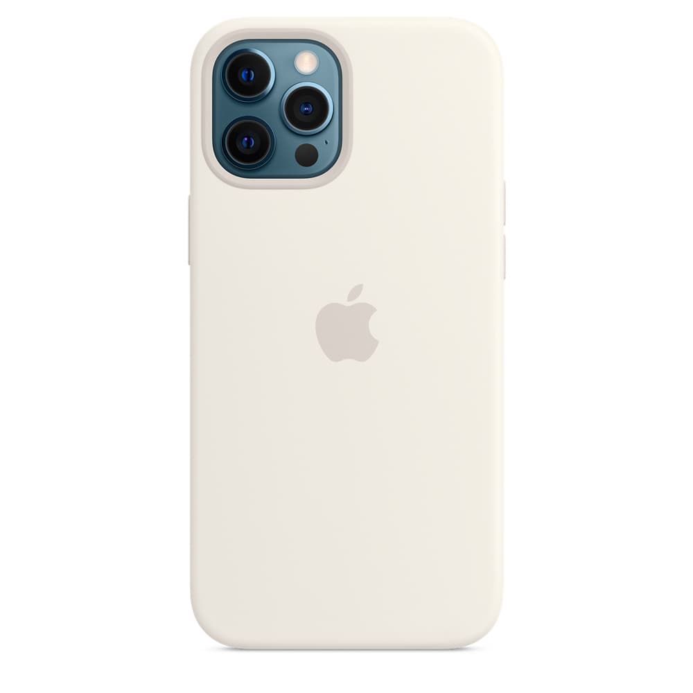HUSA Smartphone Apple, pt iPhone 12 | iPhone 12 Pro Max, tip back cover (protectie spate) cu MagSafe, silicon, MagSafe, alb, "mhle3zm/a"