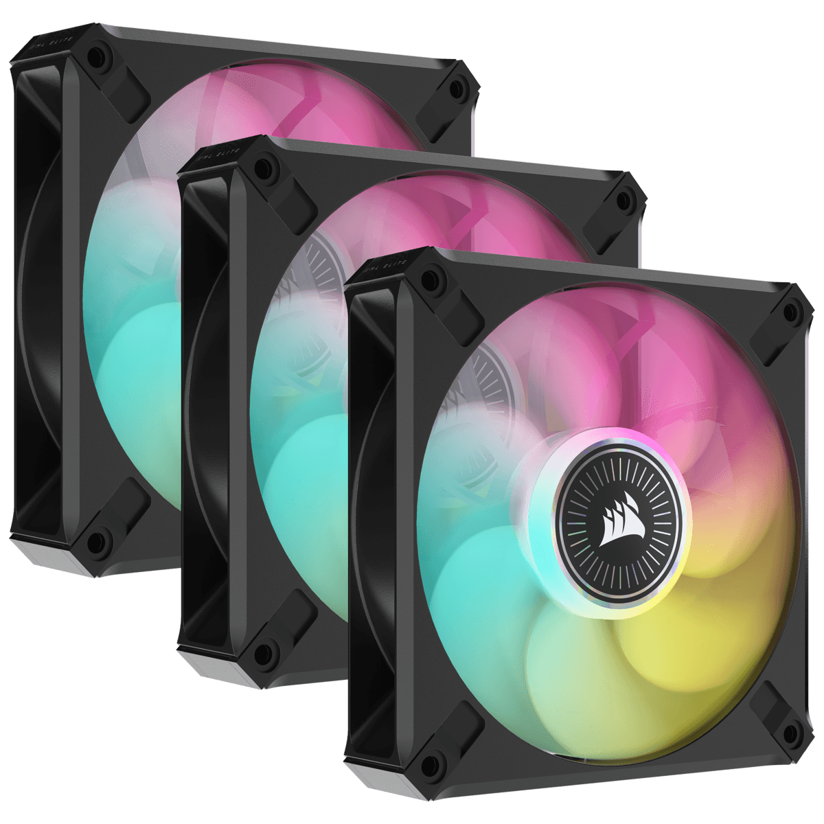 VENTILATOR Corsair, pt carcasa PC, 120 mm, 2000 rpm, LED RGB, 1 ventilator, "CO-9050113-WW"