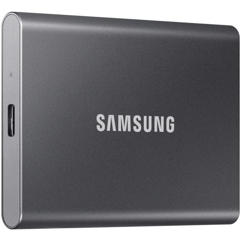 SSD. extern SAMSUNG T7, 500GB, USB 3.2 gen 1, gri, "MU-PC500T/WW"