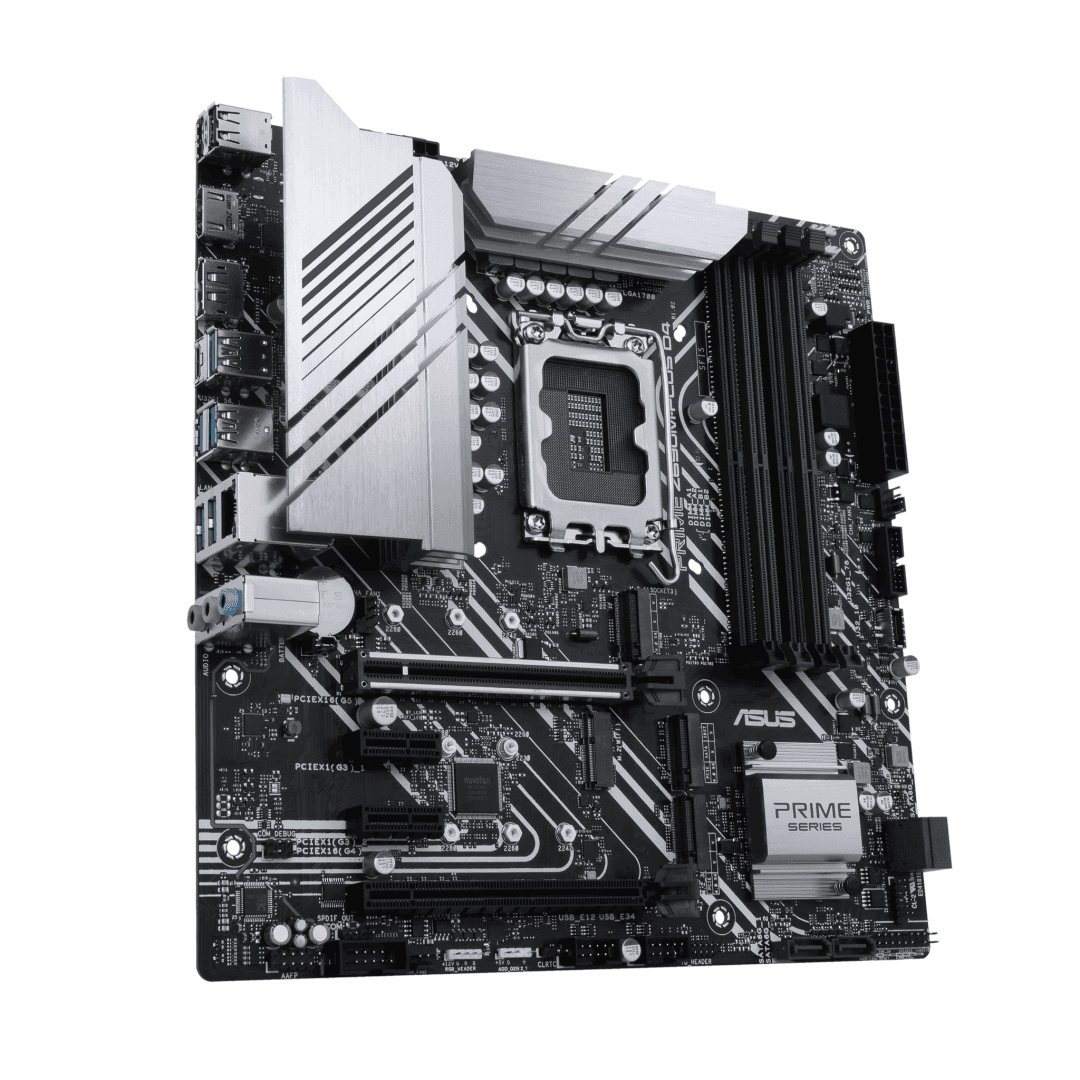 PLACA de BAZA Asus "PRIME Z690M+ D4", skt LGA 1700, mATX, Intel Z690, 4 x DDR4, max. 128 GB, 4 x SATA, 3 x M.2, 5.1, "PRIME Z690M+ D4"