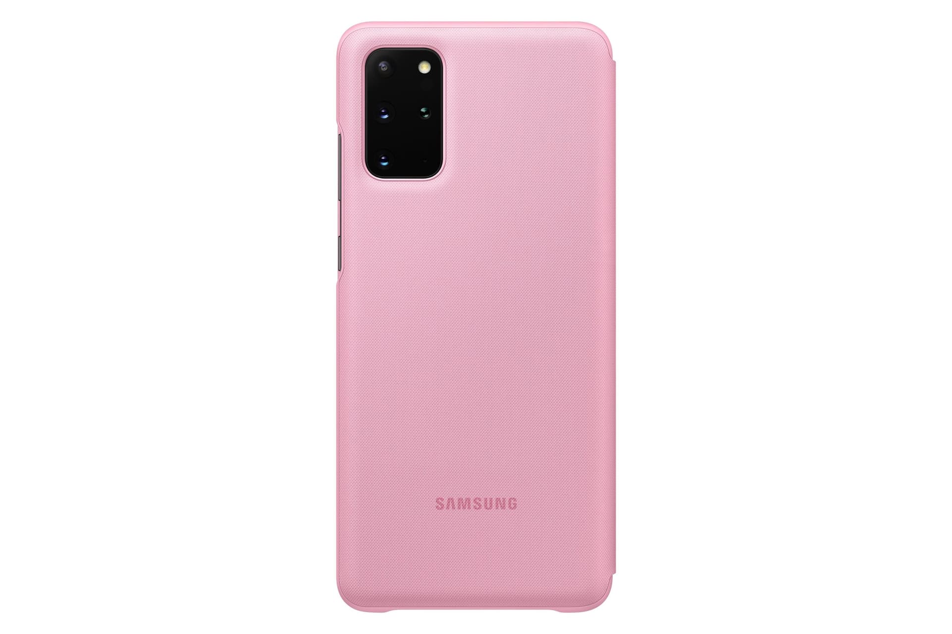 HUSA Smartphone Samsung, pt Galaxy S20+, tip smart book cover, poliuretan, Smart LED View, roz, "EF-NG985PPEGEU"