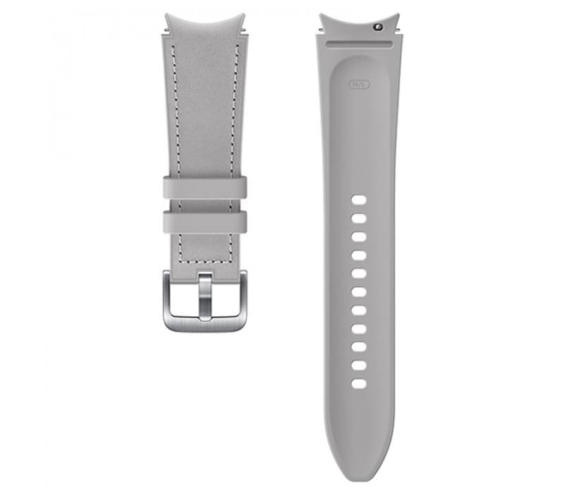 Hybrid Leather Band 20mm M/L Silver, "ET-SHR89LSEGEU"