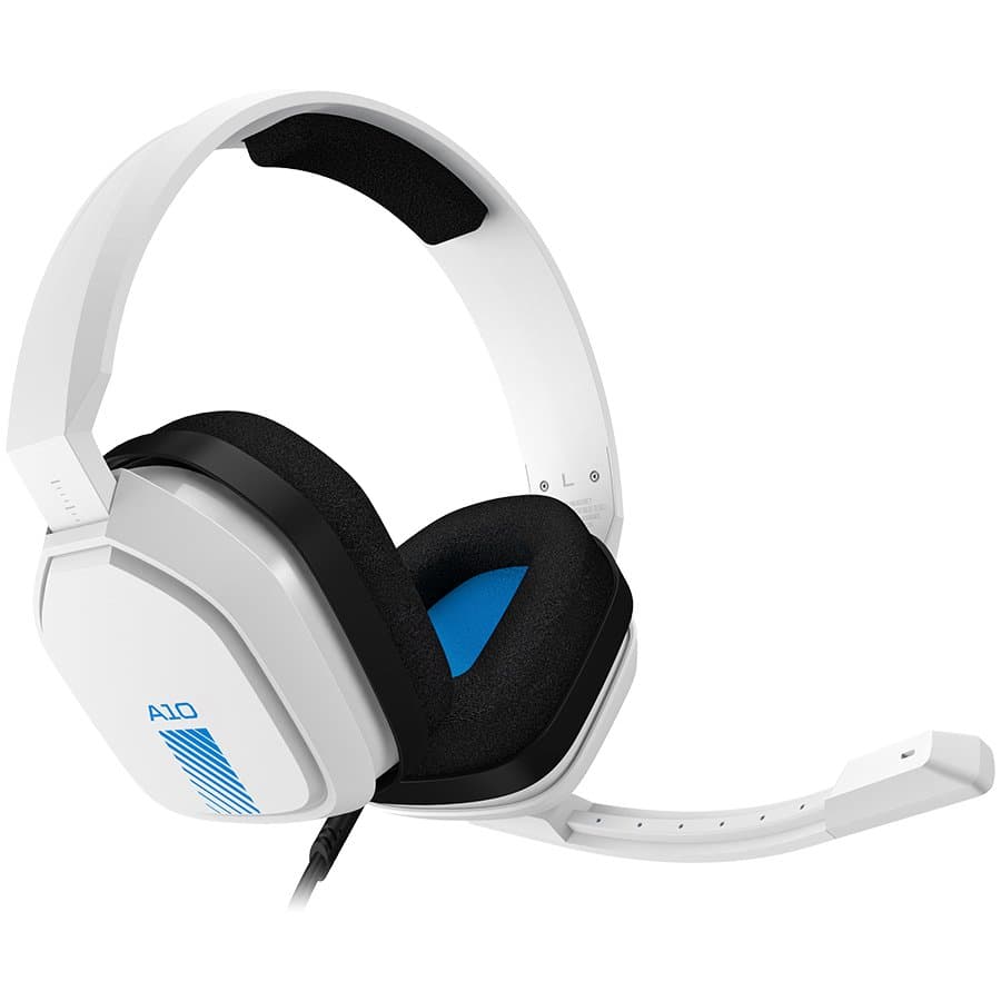 LOGITECH ASTRO A10 Wired Gaming Headset - PS - WHITE - 3.5 MM, "939-001847"