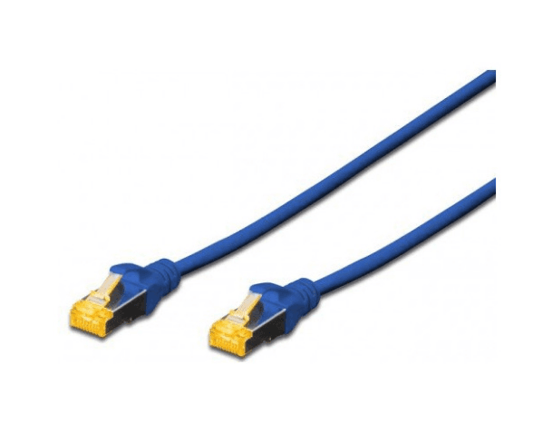DIGITUS CAT 6A S-FTP patch cable Cu LSZH AWG 26/7 length 10 m color blue "DK-1644-A-100/B"