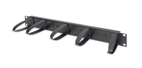 DIGITUS DN-97602-2 1U cable management panel 5x PVC cable rings 31x85mm rotatable replaceable black RAL 9005 "DN-97602-2"