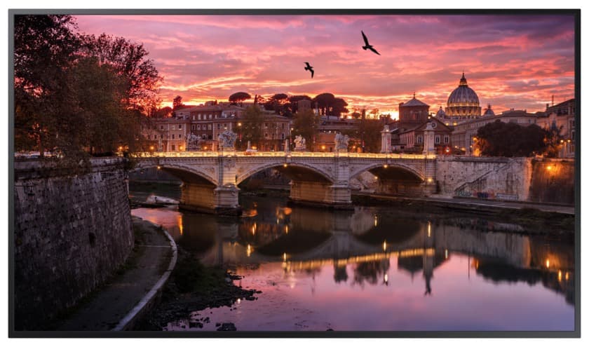 MONITOR Samsung - signage 43 inch, signage, VA, 4K UHD (3840 x 2160), Ultra Wide, 350 cd/mp, 8 ms, HDMI x 2 | DVI x 2, "LH43QBRBBGCXEN"