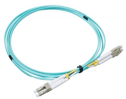 Patch cord | FO | 5 metri | LSZH | Aqua | LANmark | Multimode OM4 | Duplex LC-SC