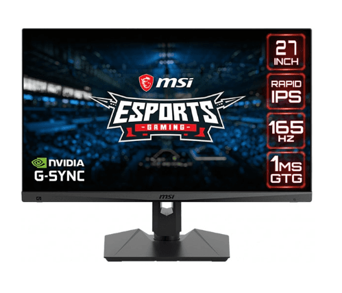 MSI Optix MAG274QRF 27inch IPS WQHD 165Hz 1ms 2xHDMI DP USB2.0, "OPTIX MAG274QRF"