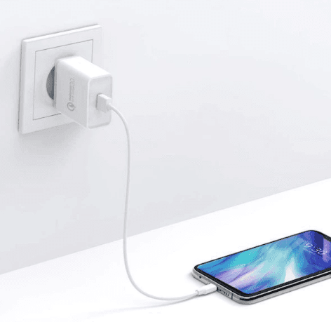 INCARCATOR retea Ugreen, "CD122" Quick Charge 18W, 1 x USB 5V/3A, alb "10133" - 6957303811335