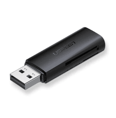 CARD READER extern Ugreen, "CM264" interfata USB 3.0, citeste/scrie: SD, microSD viteza pana la 480Mbps, suporta carduri maxim 512 GB, plastic, black "60722" - 6957303867226