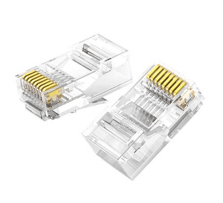 MUFA RJ-45 Ugreen, "NW120" pt. cablu UTP, Cat6, RJ-45 (T), plastic, 100 buc, "60558" - 6957303865581