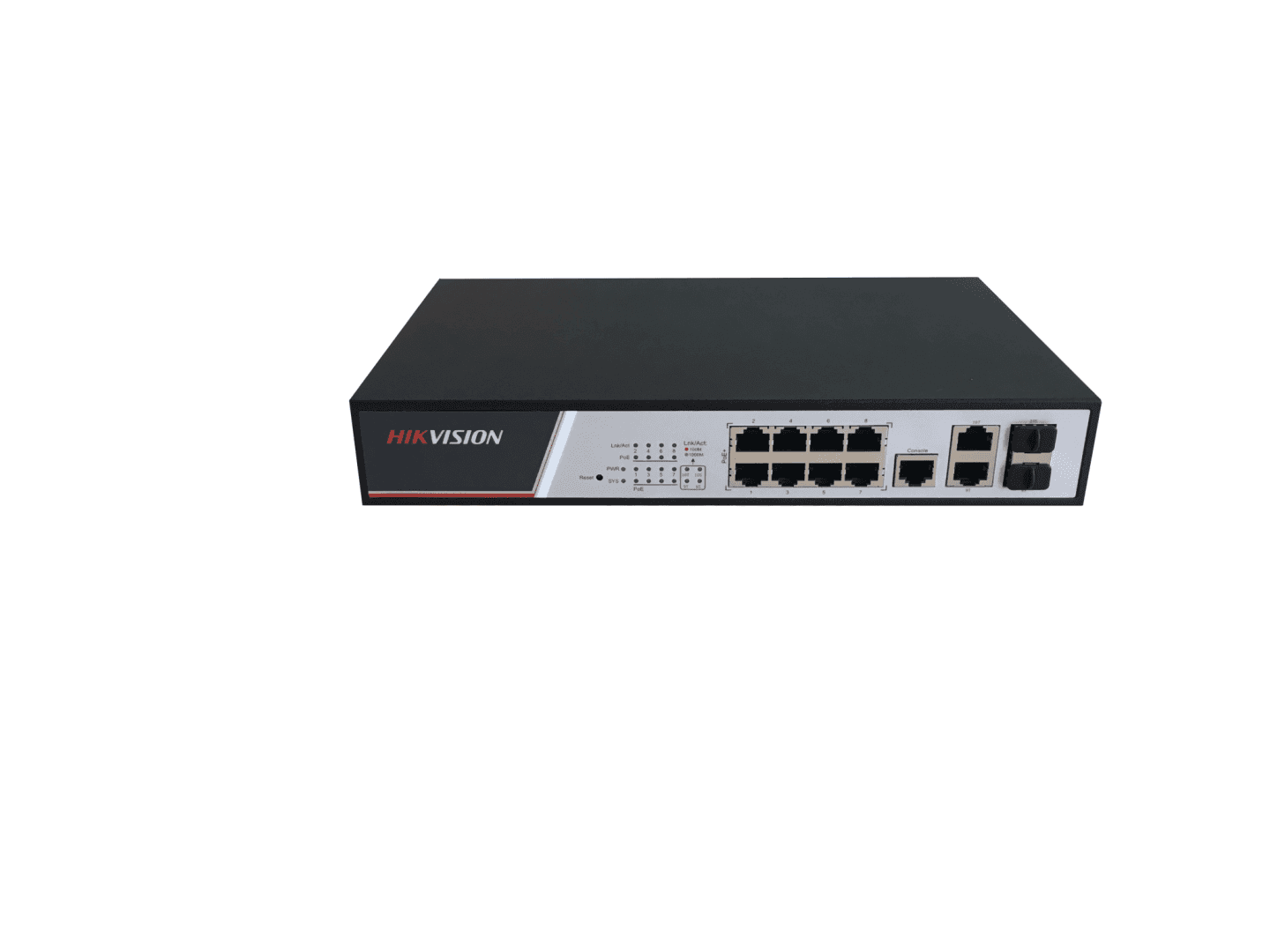 SWITCH 8 PORTURI POE FULL MANAGED "DS-3E2310P"