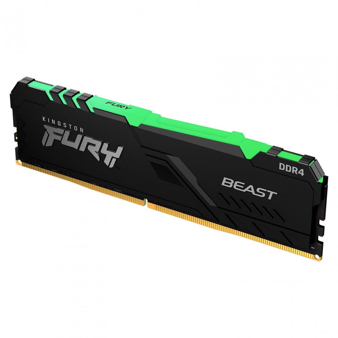 Memorie DDR Kingston FURY Beast DDR4 8 GB, frecventa 3600 MHz, 1 modul, radiator, "KF436C17BBA/8"