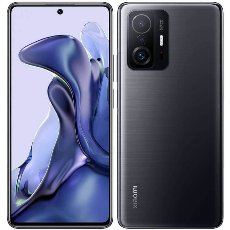 SMARTphone Xiaomi, "11T" ecran 6.67 inch, dual sim, rez. camera 108 Mpix, memorie interna 256 GB, 5G, Android, acumulator 5000 mAh, gri, "34985"