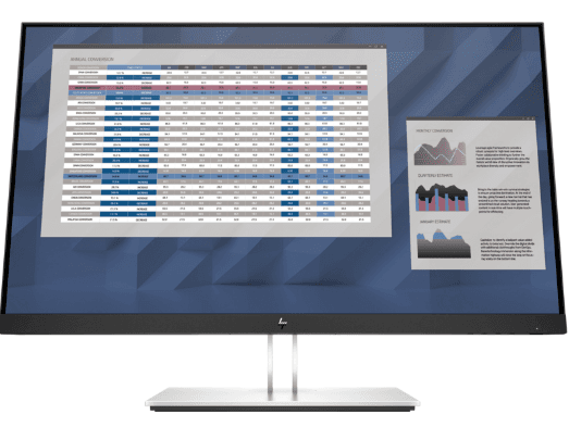 HP E27 G4 27inch IPS FHD 1920x1080 16:9 Display Port HDMI VGA 5xUSB 3yr, "9VG71AA#ABB"