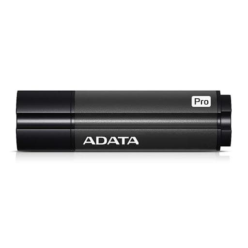 MEMORIE USB 3.1 ADATA 512 GB, cu capac, carcasa aluminiu, negru, "AS102P-512G-RGY"