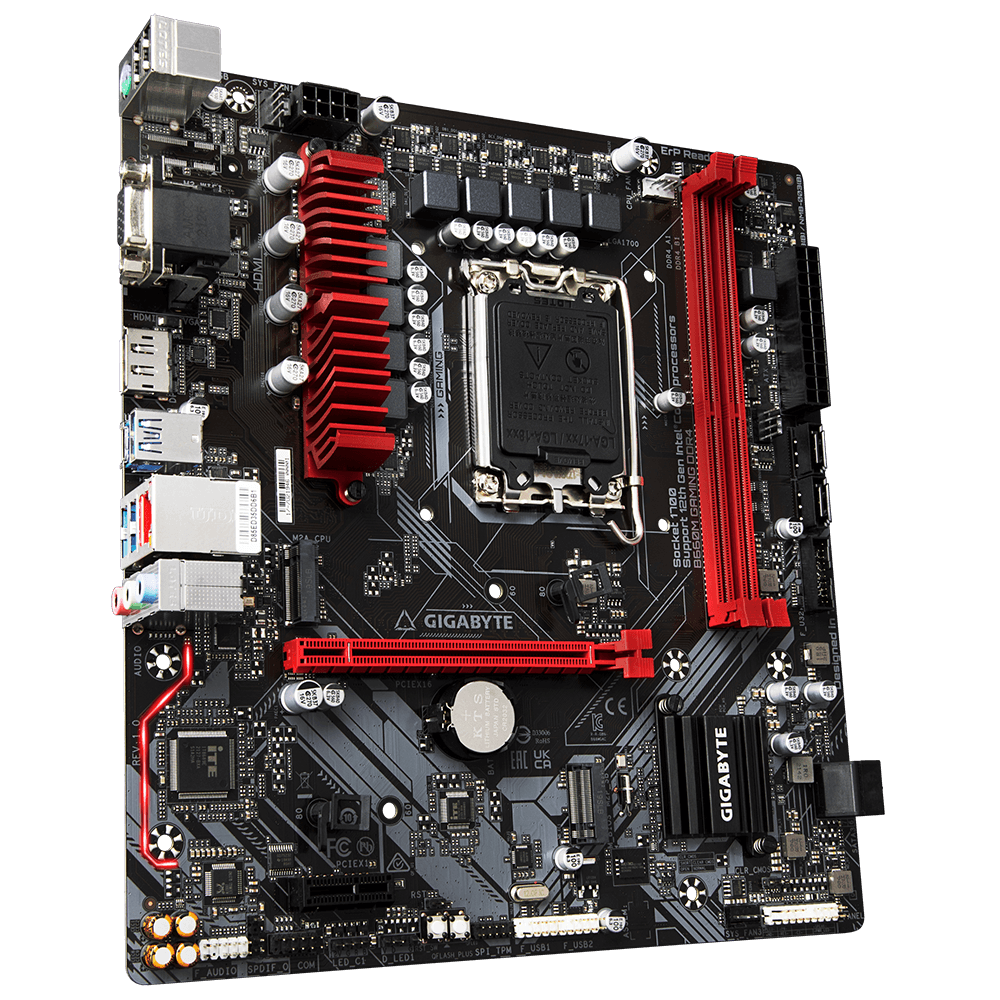 PLACA de BAZA Gigabyte "B660M GAMING DDR4", skt LGA 1700, mATX, Intel B660, 2 x DDR4, max. 64 GB, 4 x SATA, 2 x M.2, 7.1, "B660M GAMING DDR4"