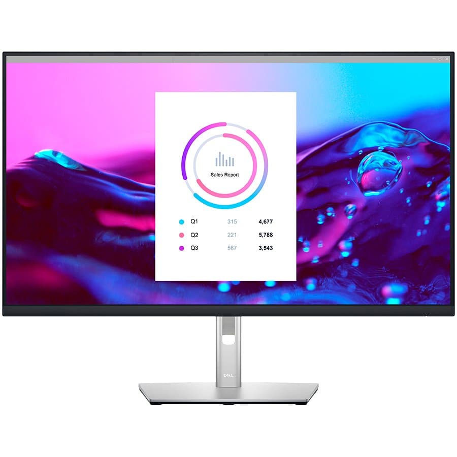 Monitor LED DELL P3222QE, 31.5", 4K 3840x2160 60Hz,16:9,IPS,1000:1,350 cd/m2, 1xDP, 1xHDMI 2.0,1xUSB Type-C upstream, 4xUSB 3.2 Gen1, 1xRJ45, 5 ms, "P3222QE-05"