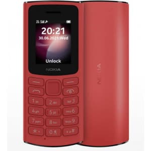 TELEFOANE Nokia 105 4G Dual SIM Red, "16VEGR01A04"