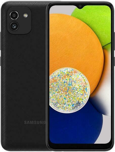 SMARTphone Samsung Galaxy A03 A035 Dual SIM 64/4GB 4G Black, "A03 64GB Black"