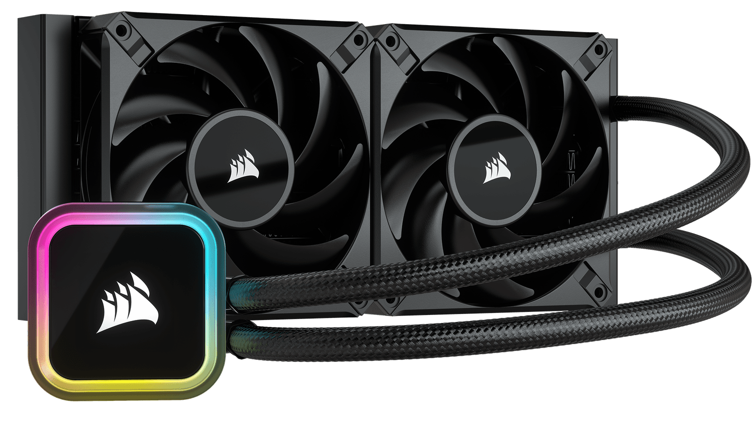 Cooler Corsair "iCUE H100i RGB ELITE", skt universal, racire cu lichid, ventilator 120 mm x 2, 1850 rpm, iluminat RGB, "CW-9060058-WW"