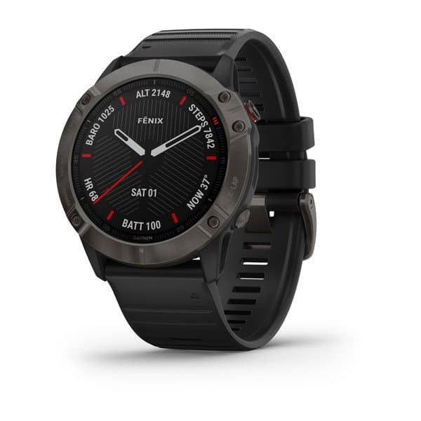 Smartwatch Garmin Fenix 6X Sapphire Carbon, "PHT15614"