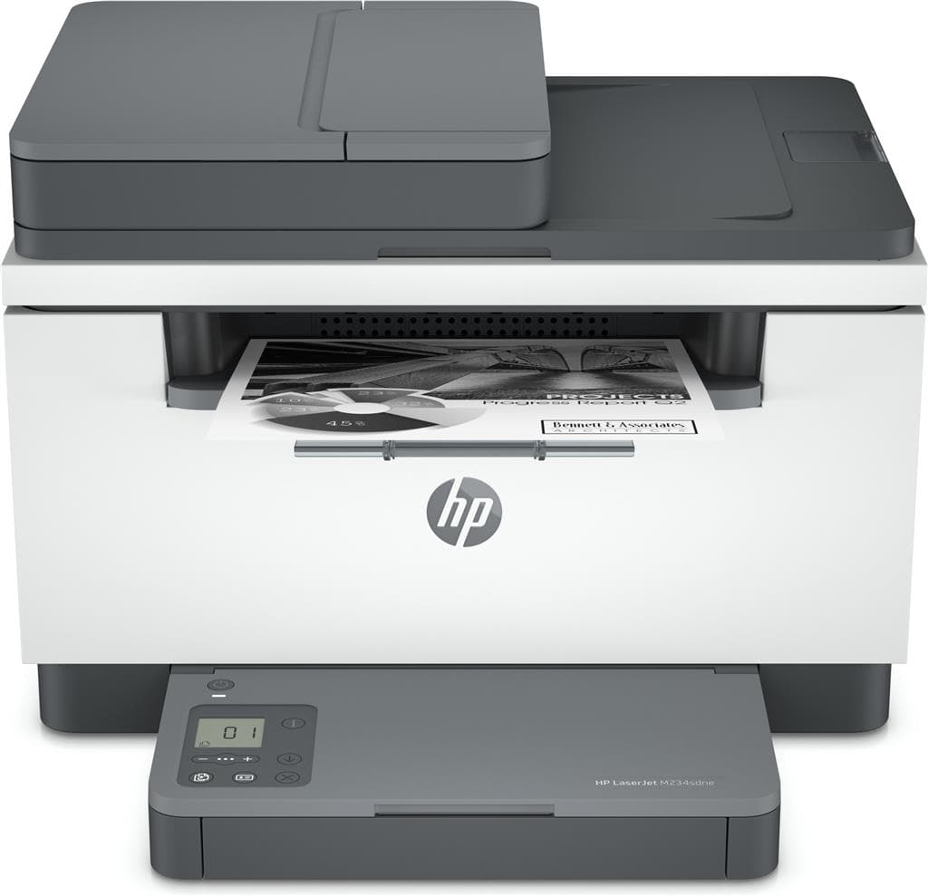Multifunctional Laser Mono HP LaserJet MFP M234sdne, A4, Functii: Impr.|Scan.|Cop., Viteza de Printare Monocrom: 29 ppm, Conectiv:USB|Retea, Duplex:Da, ADF:ADF "6GX00E"