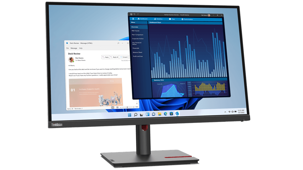 Monitor ThinkVision T27h-30, 27", In-Plane Switching, 16:9, 2560x1440, "63A3GAT1EU"