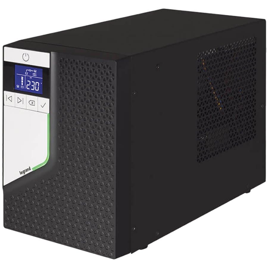 UPS Legrand KEOR E,Tower,3000VA/2400W,Line Interactive,Pure Sinewave Output,Cold Start Function,Hot-swappable bat,8x10A IEC+1x16A IEC,4x9Ah/12V,26.5kg,USB,RS232,SNMP,"LN311064"