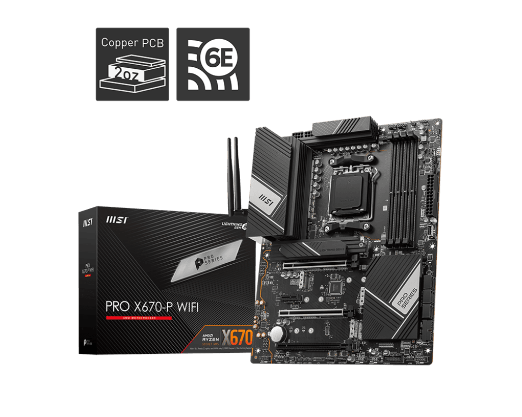 MB MSI PRO X670-P WIFI AM5 DDR5 "PRO X670-P WIFI"
