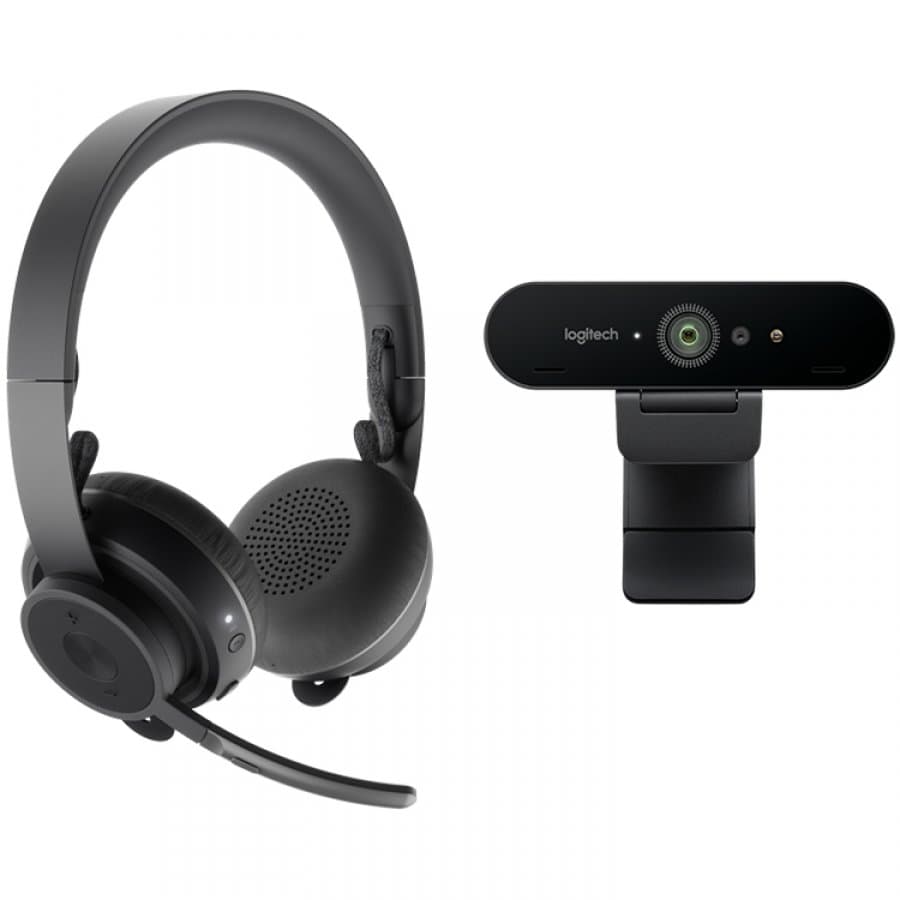 LOGITECH PRO PERSONAL VIDEO COLLABORATION KIT (ZONE WIRELESS + BRIO) - WW "991-000309"