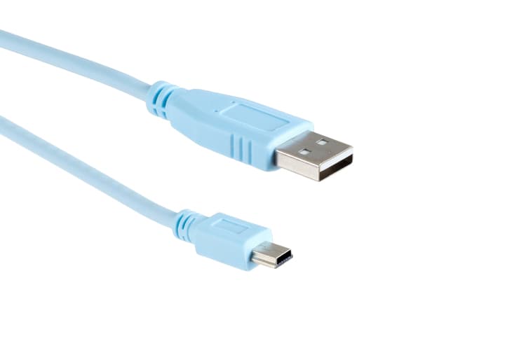Console Cable 6ft with USB Type A and mini-B "CAB-CONSOLE-USB"