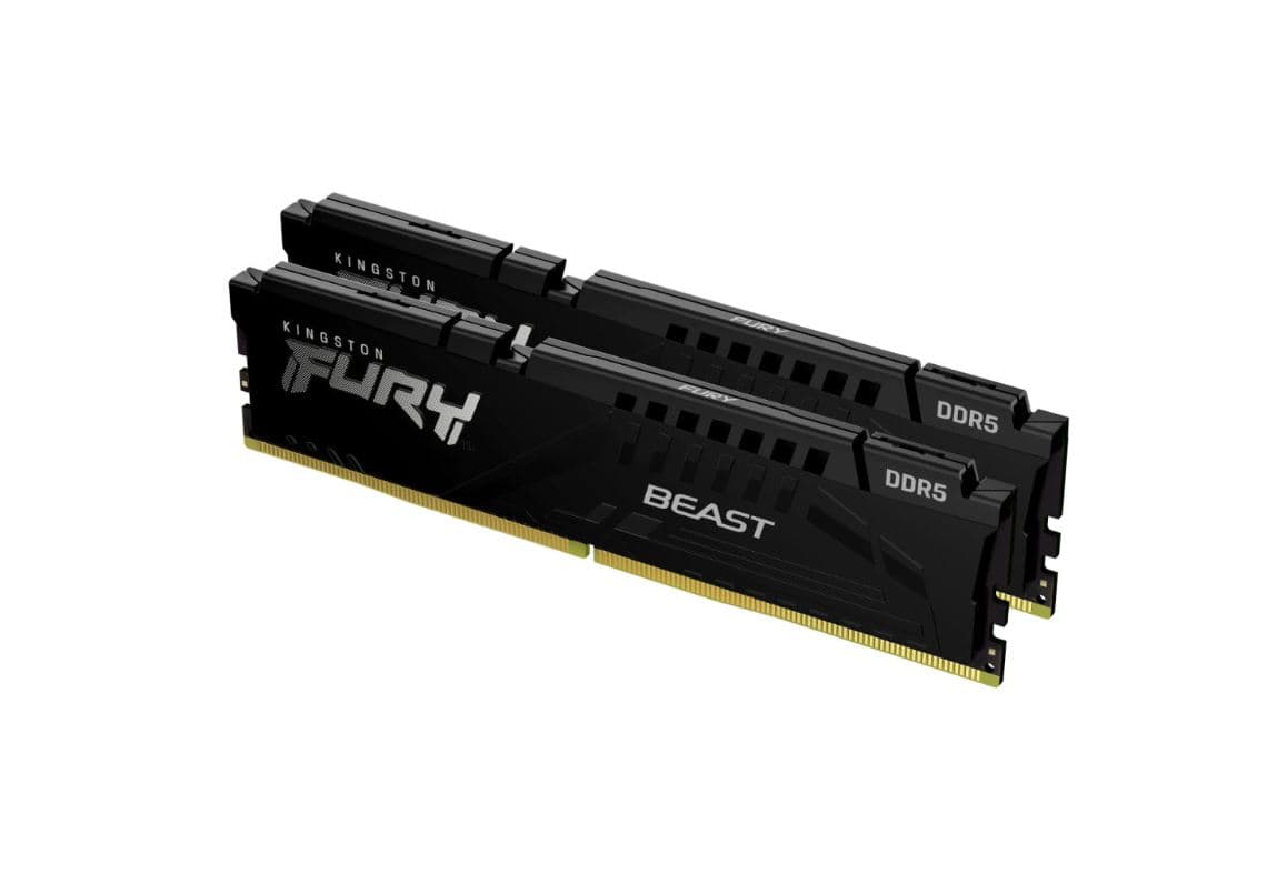 Memorie DDR Kingston " FURY BEAST" DDR5 32GB frecventa 6000 Mhz, 16GB x 2 module, radiator, latenta CL36, "KF560C36BBEK2-32"