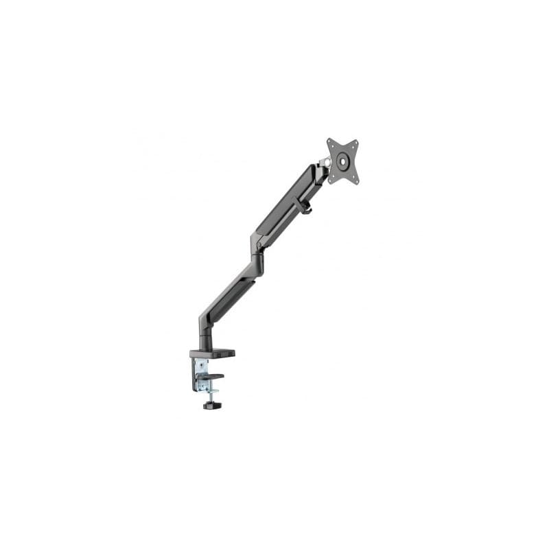 Suport de birou, brat cu gaz, dubla articulatie, 17 - 32 inch, aluminiu, Negru, Techly, ICA-LCD 3712 "ICA-LCD3712"