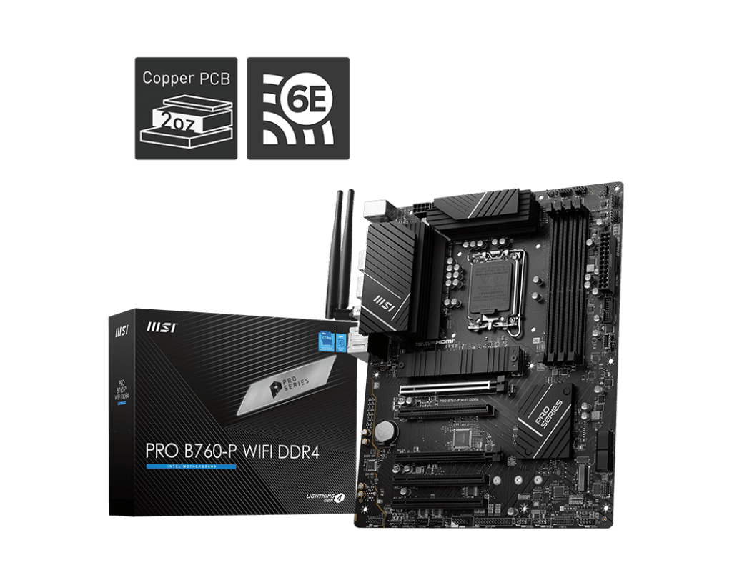 MB MSI PRO B760-P WIFI DDR4 LGA1700 "PRO B760-P WIFI D4"