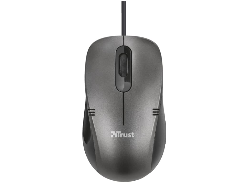 MOUSE TRUST IVERO WIRED BLACK "20404"