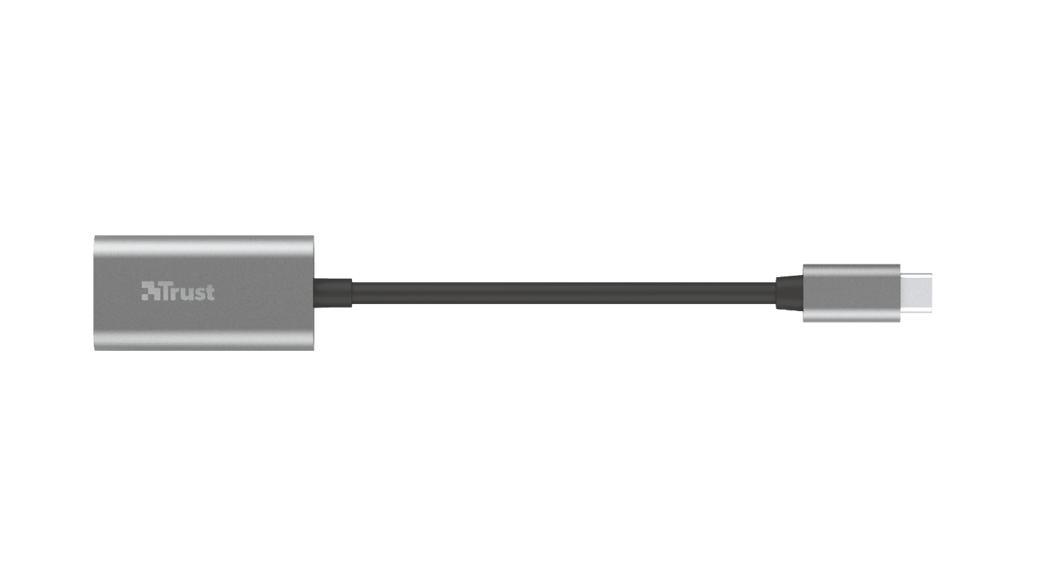 ADAPTOR TRUST USB-C TO HDMI SILVER "23774"