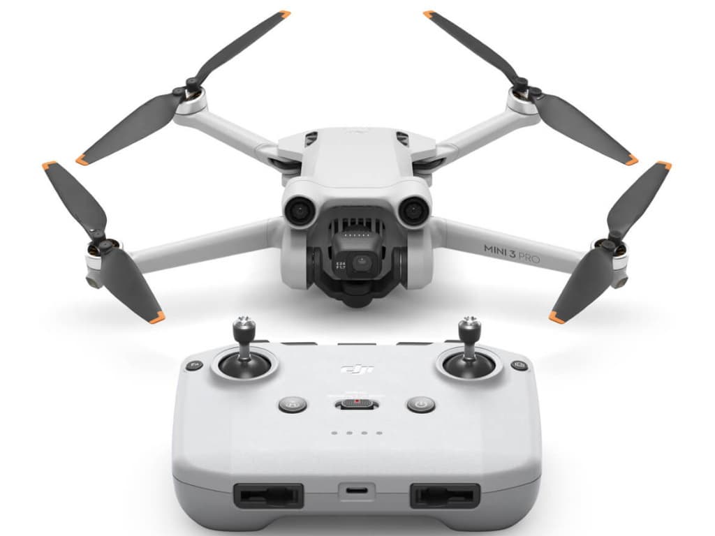 Drona DJI Mini 3 + Smart Controller, 4K HDRDJI RC 5.5" HD display "CP.MA.00000587.03"