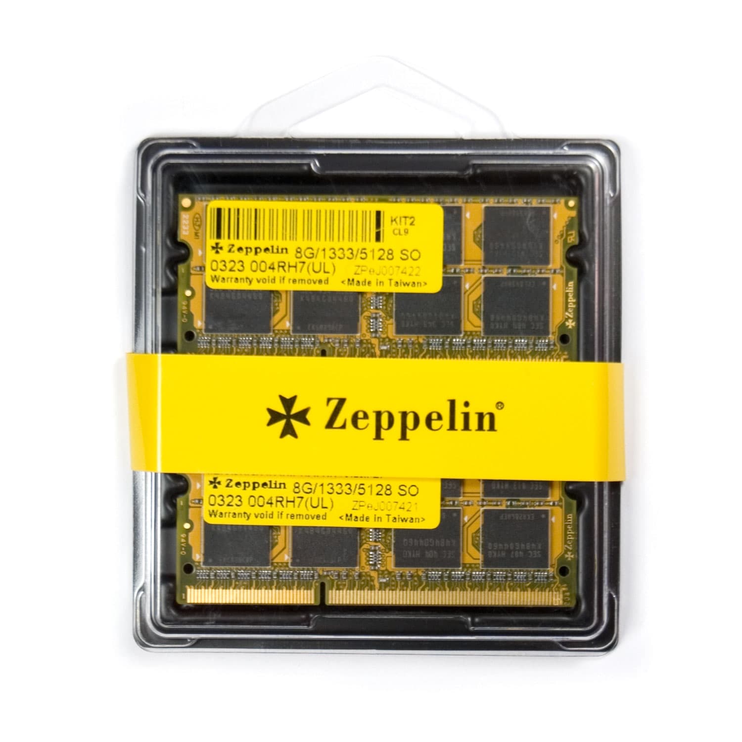 MEMORIE SODIMM Zeppelin DDR3 16GB frecventa 1333 MHz, (kit 2 x 8GB), retail "ZE-SD3-16G1333-KIT"