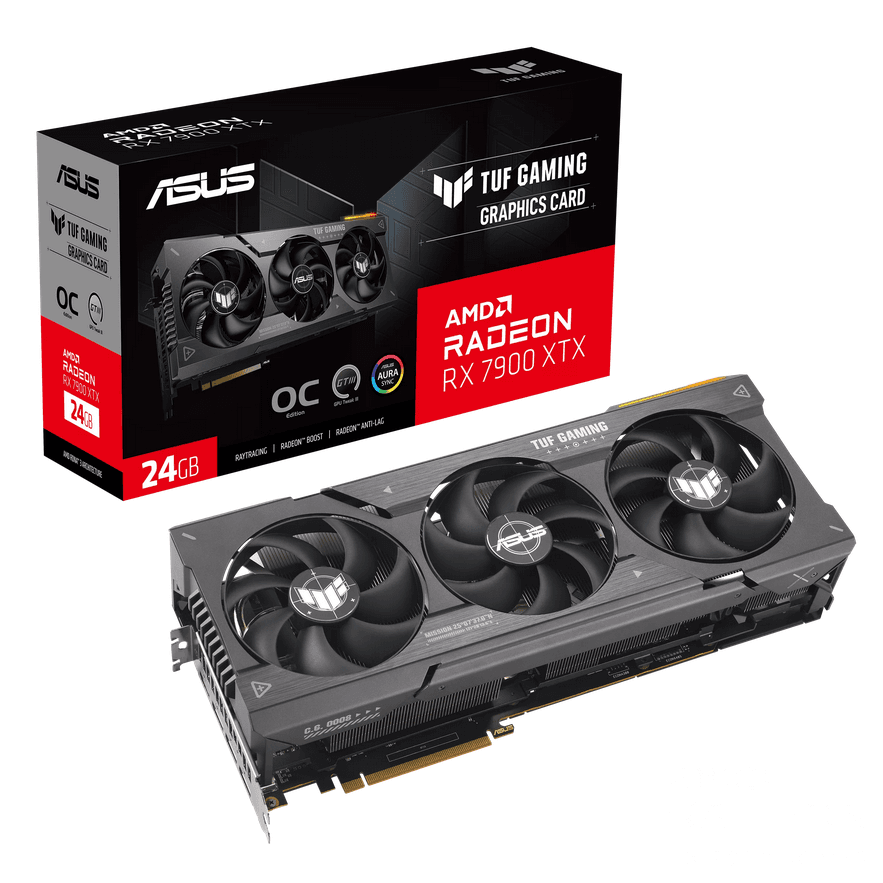Asus TUF Radeon RX 7900 XTX 24GB OC "TUF-RX7900XTX-O24G"