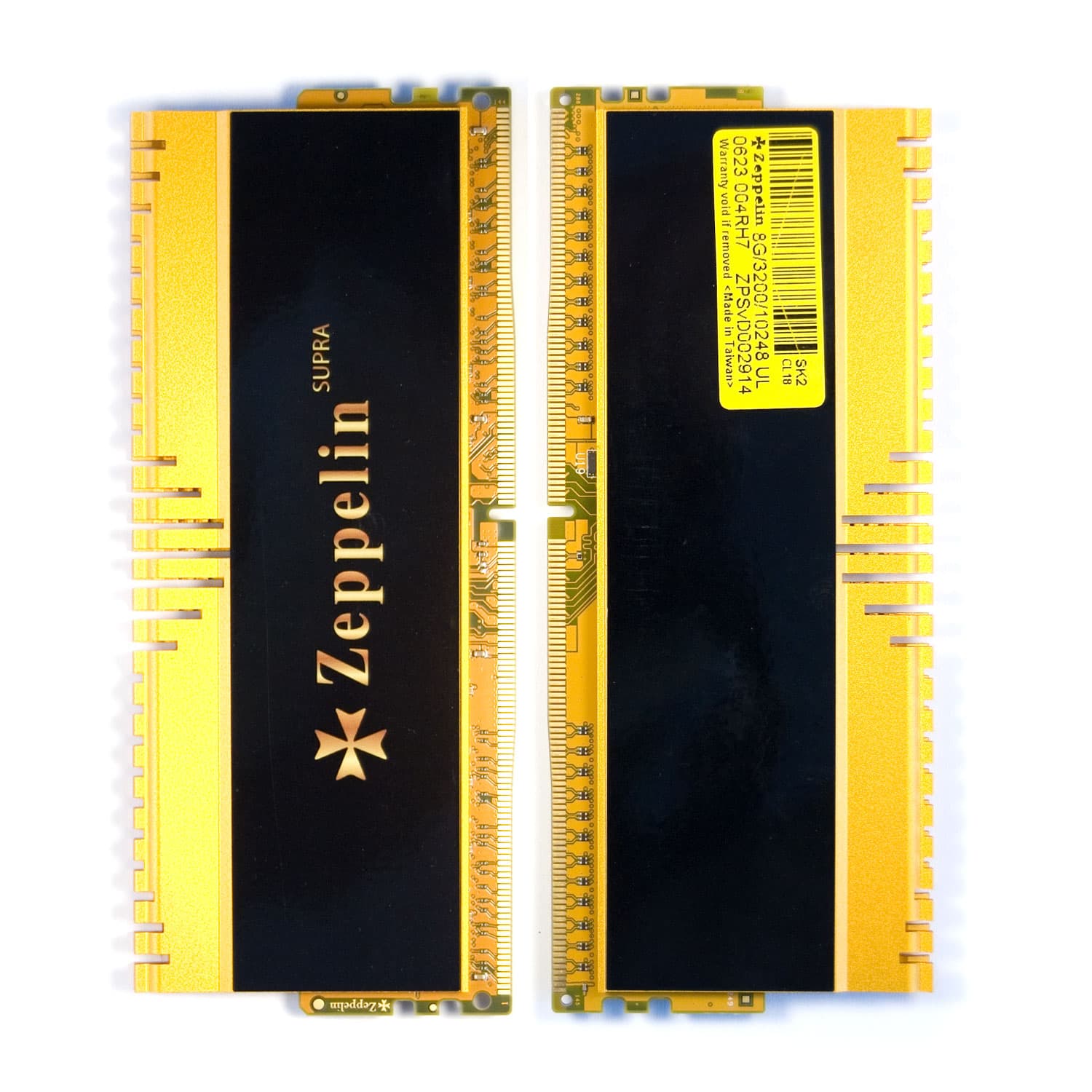 Memorie DDR Zeppelin DDR4 Gaming 16GB frecventa 3200 Mhz (kit 2x 8GB) dual channel kit, radiator, (retail) "ZE-DDR4-16G3200-RD-GM-KIT"