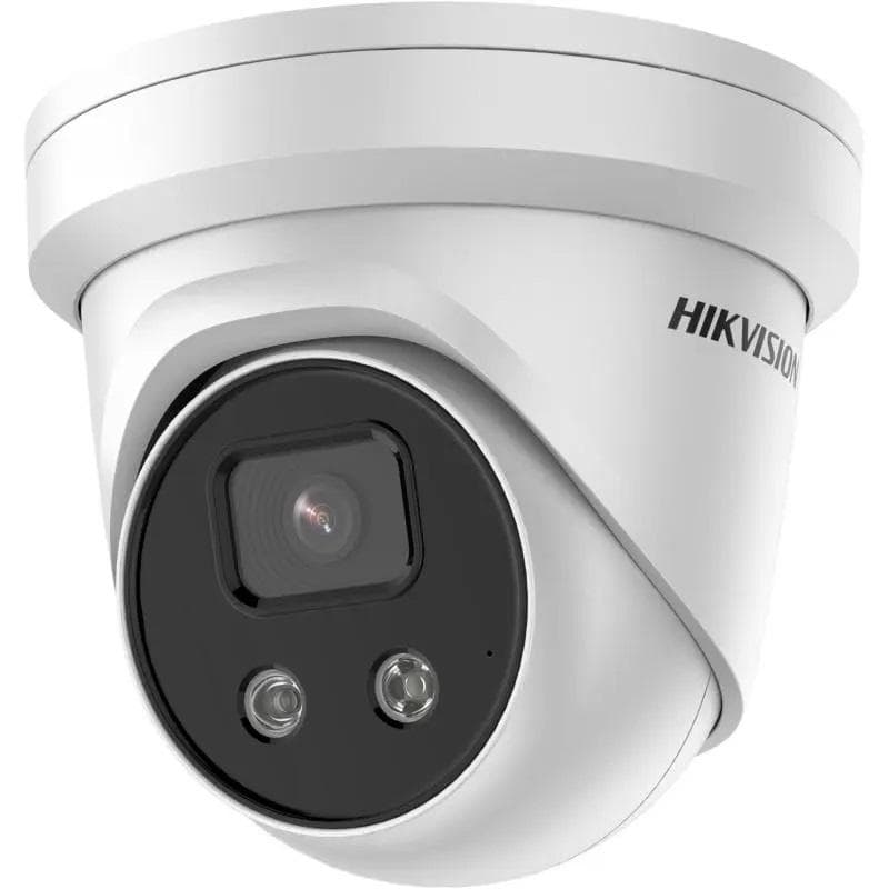 CAMERA IP Hikvision, turret pt. interior | exterior, dist. IR 30 m, tip lentila fixa 4 mm, 8 Mpx, microfon, PoE, carcasa metal, slot SD card, "DS-2CD2386G2ISUSL4"